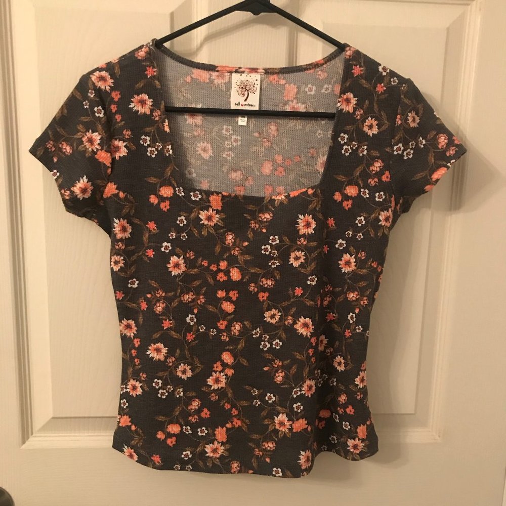 Floral Soft Cotton Tee